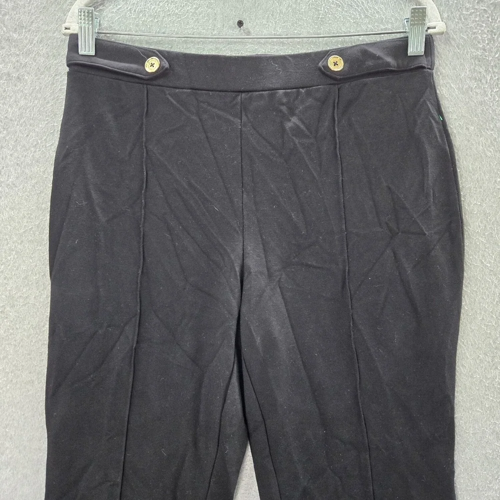 Michael Kors Women Pants Large Black Dress Bootcut Ponte High Rise 30‎ in Inseam